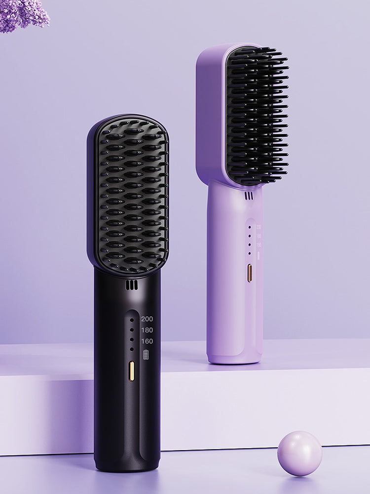 Wireless Hair Straightening Comb