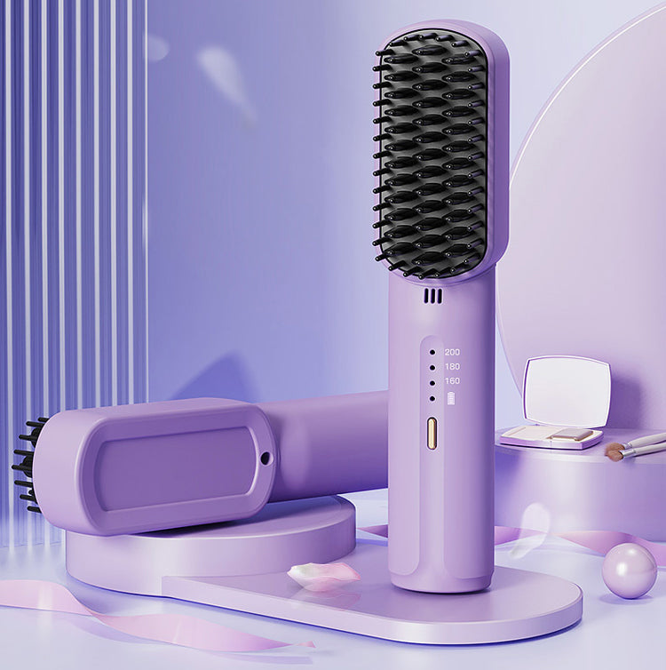 Wireless Hair Straightening Comb