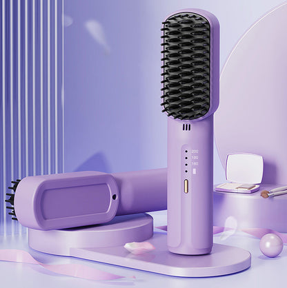 Wireless Hair Straightening Comb