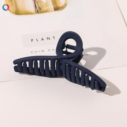 2 Styles Frosted Matte Hair Claw Clip