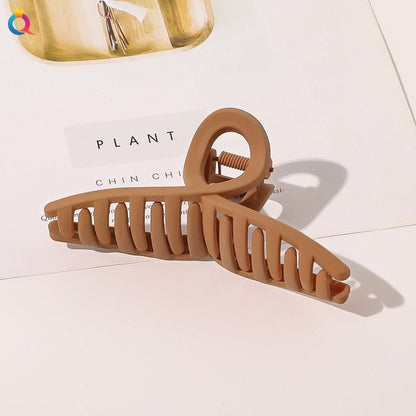 2 Styles Frosted Matte Hair Claw Clip