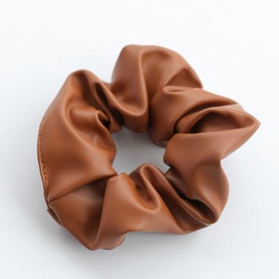 Imitation Leather Hair Tie Ring - Hair Accessories