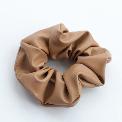 Imitation Leather Hair Tie Ring - Hair Accessories